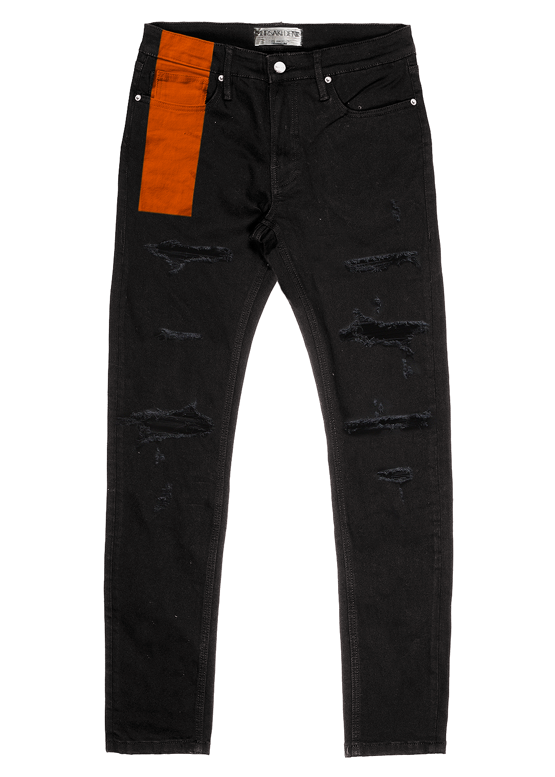 Mursaki V2 Stripe Jean - Black/Color - Mursaki