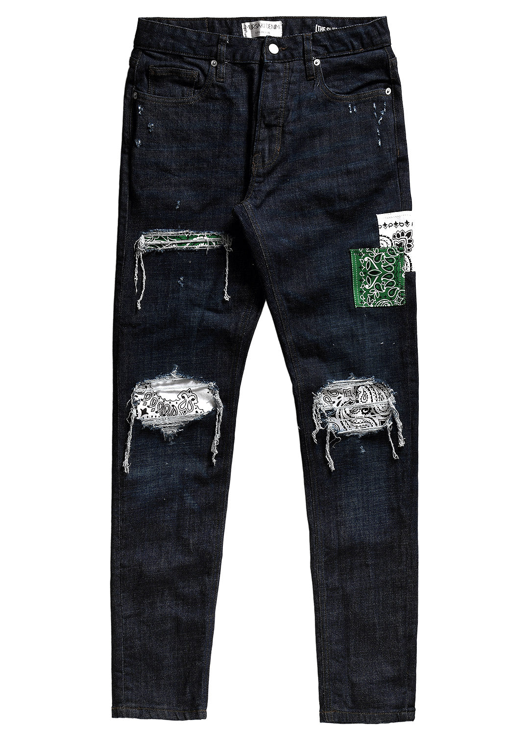 Mursaki Vert Jean Rinse Indigo 339-102