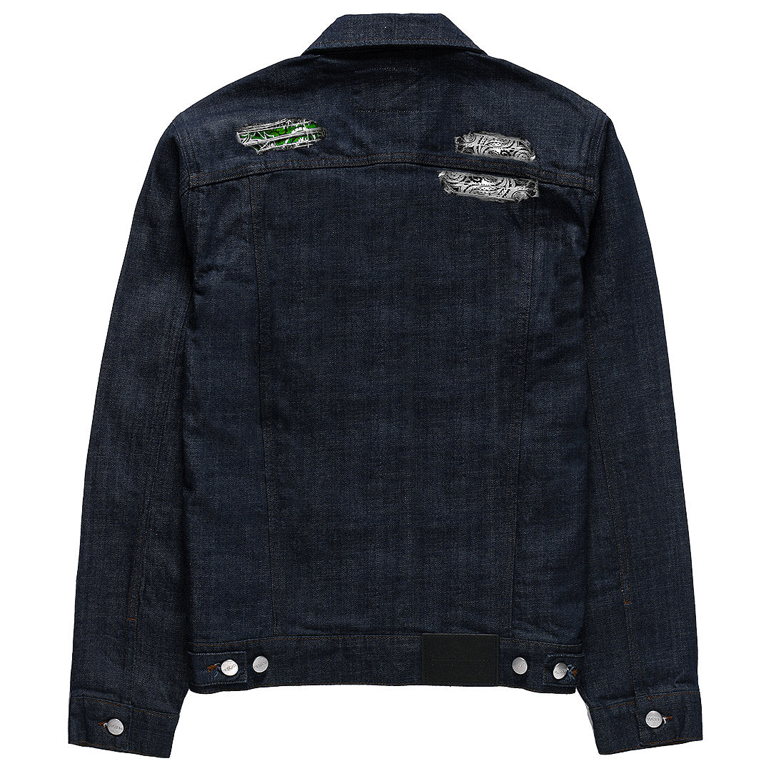 Mursaki Vert Jacket Rinse Indigo 339-402