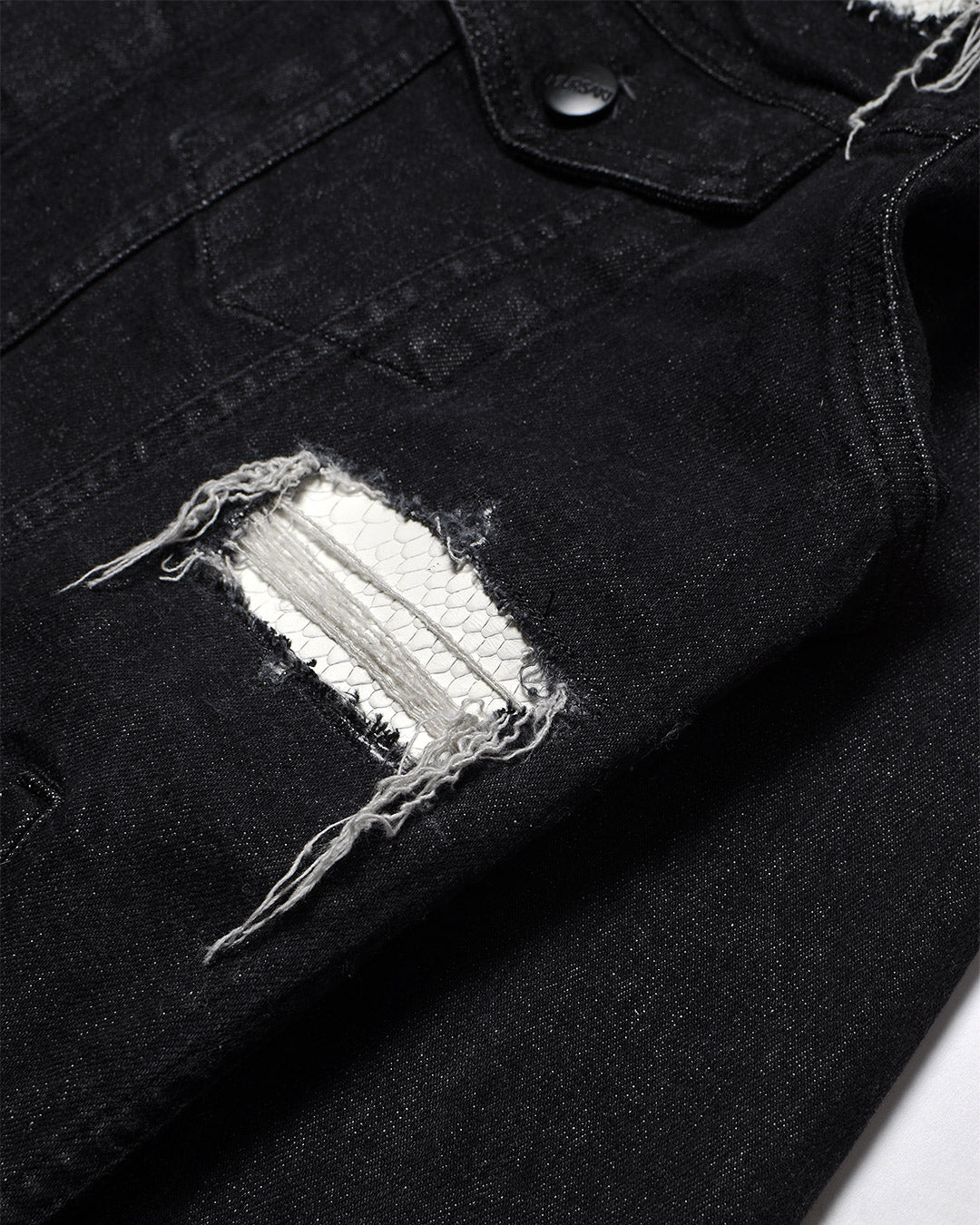 Mursaki Snake Skin Jacket Black 330-4XX