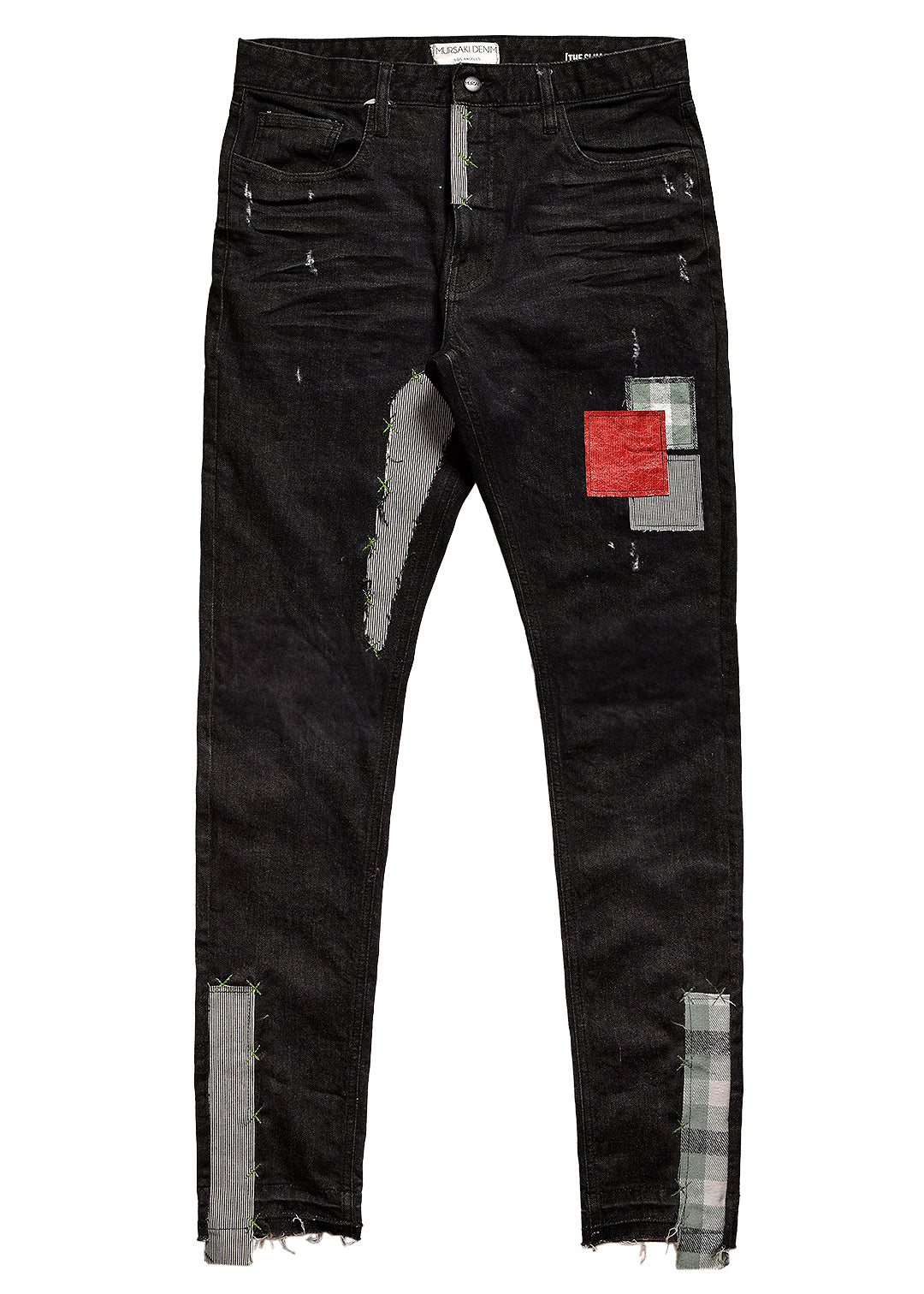 Mursaki Hickory Repair Rinsed Black 33N-107