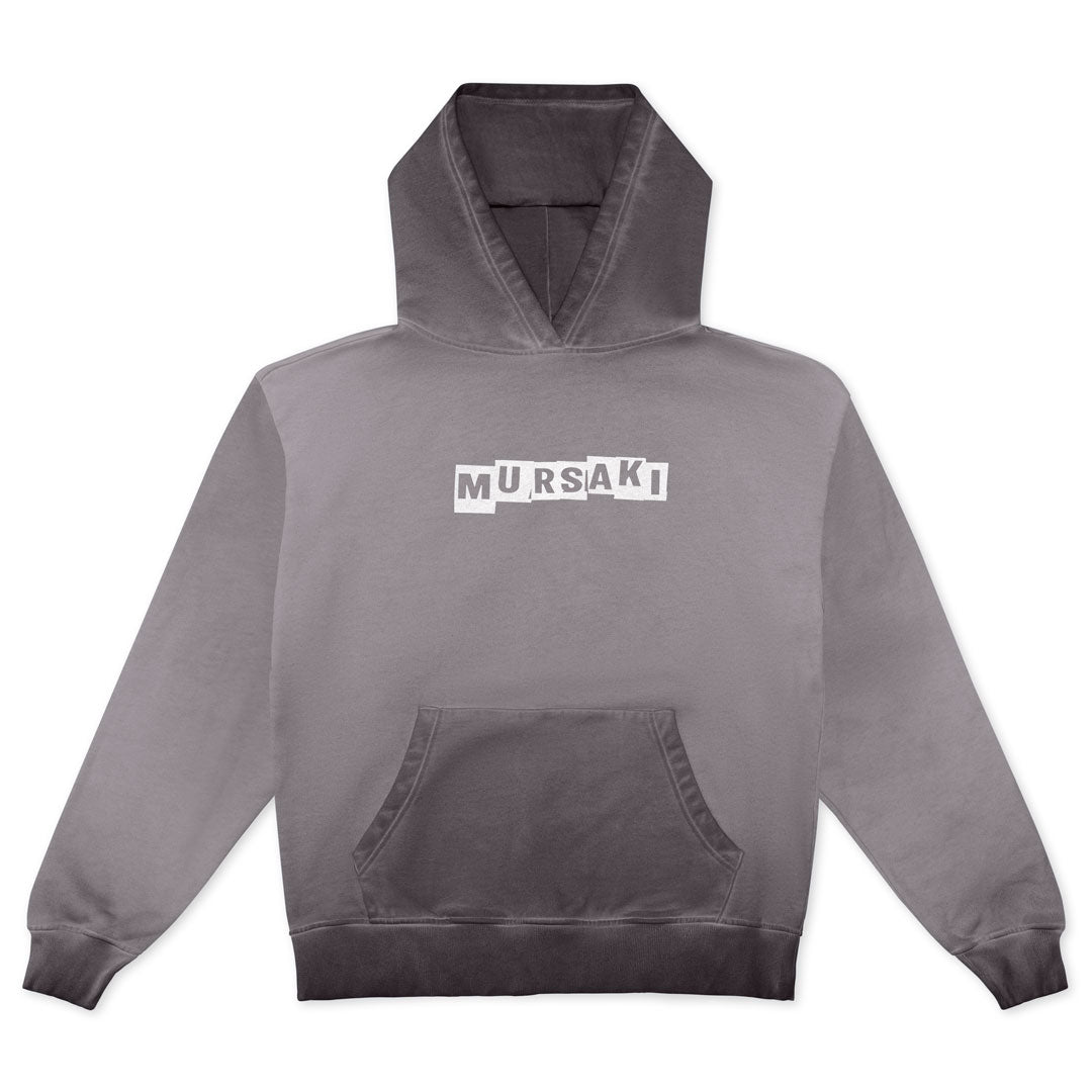 Mursaki Cut-Out Pullover Hoodie (Liquid Fog Wash) 360-740LF