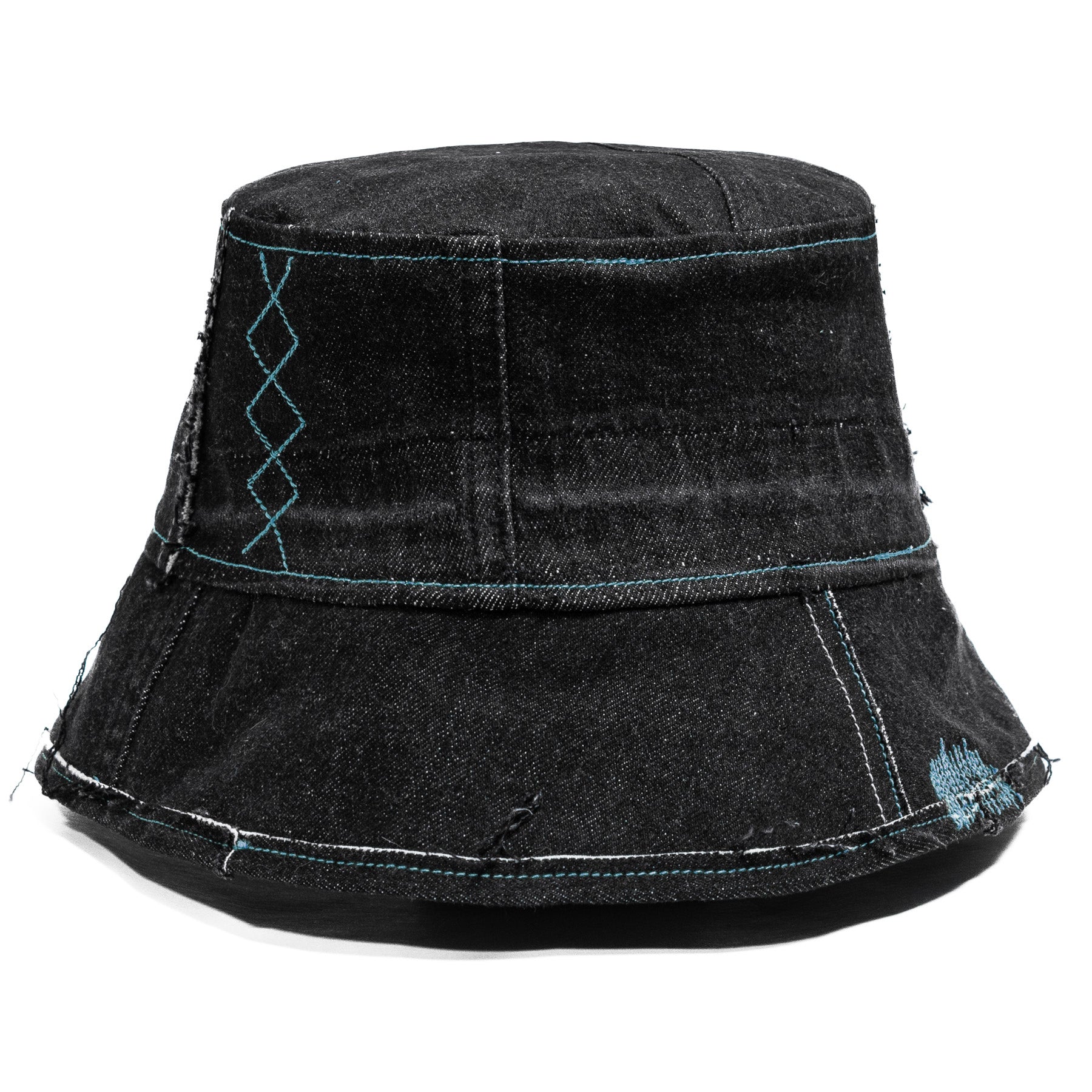 Mursaki Denim Chop Shop Bucket Hat - Rinsed Black