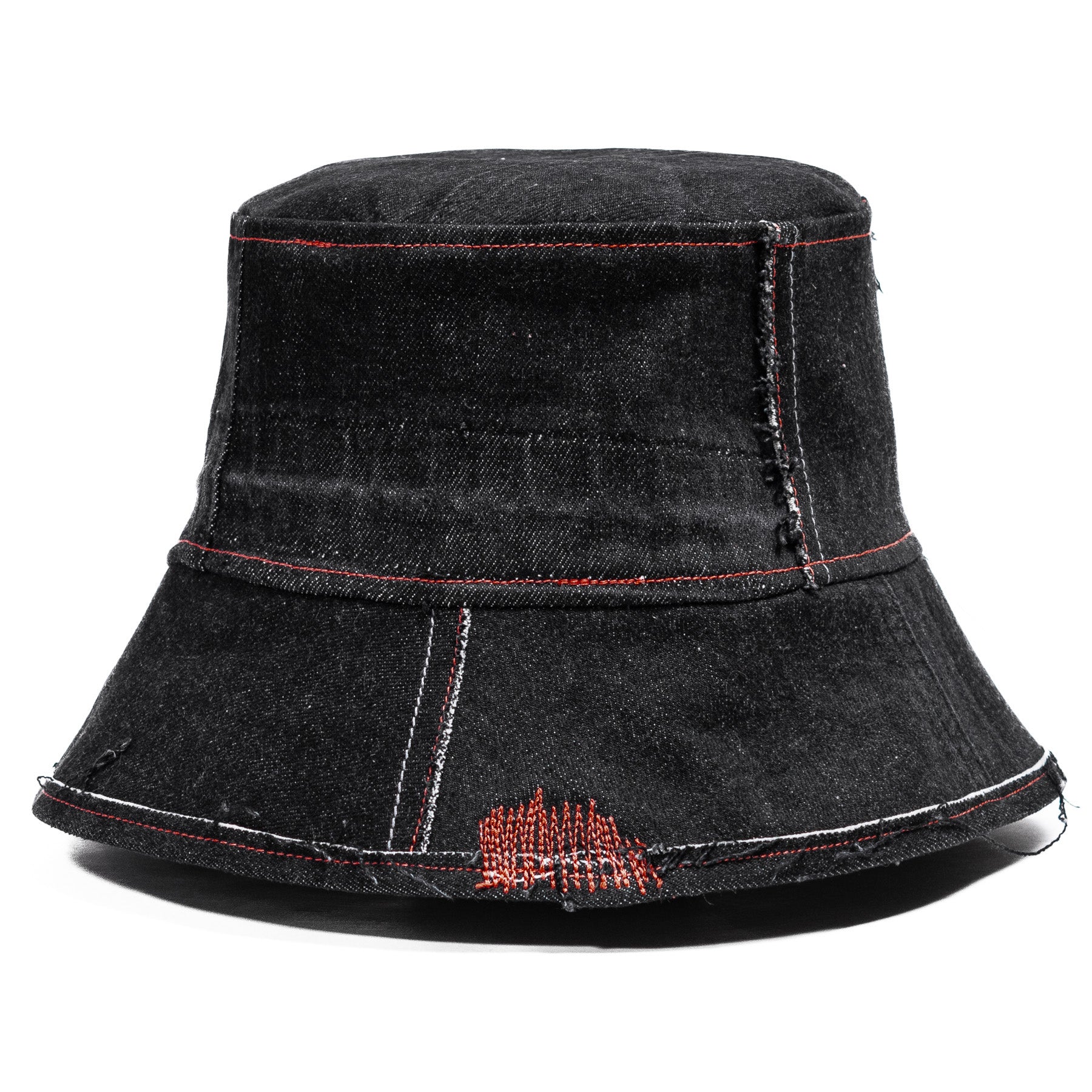 Mursaki Denim Chop Shop Bucket Hat - Rinsed Black