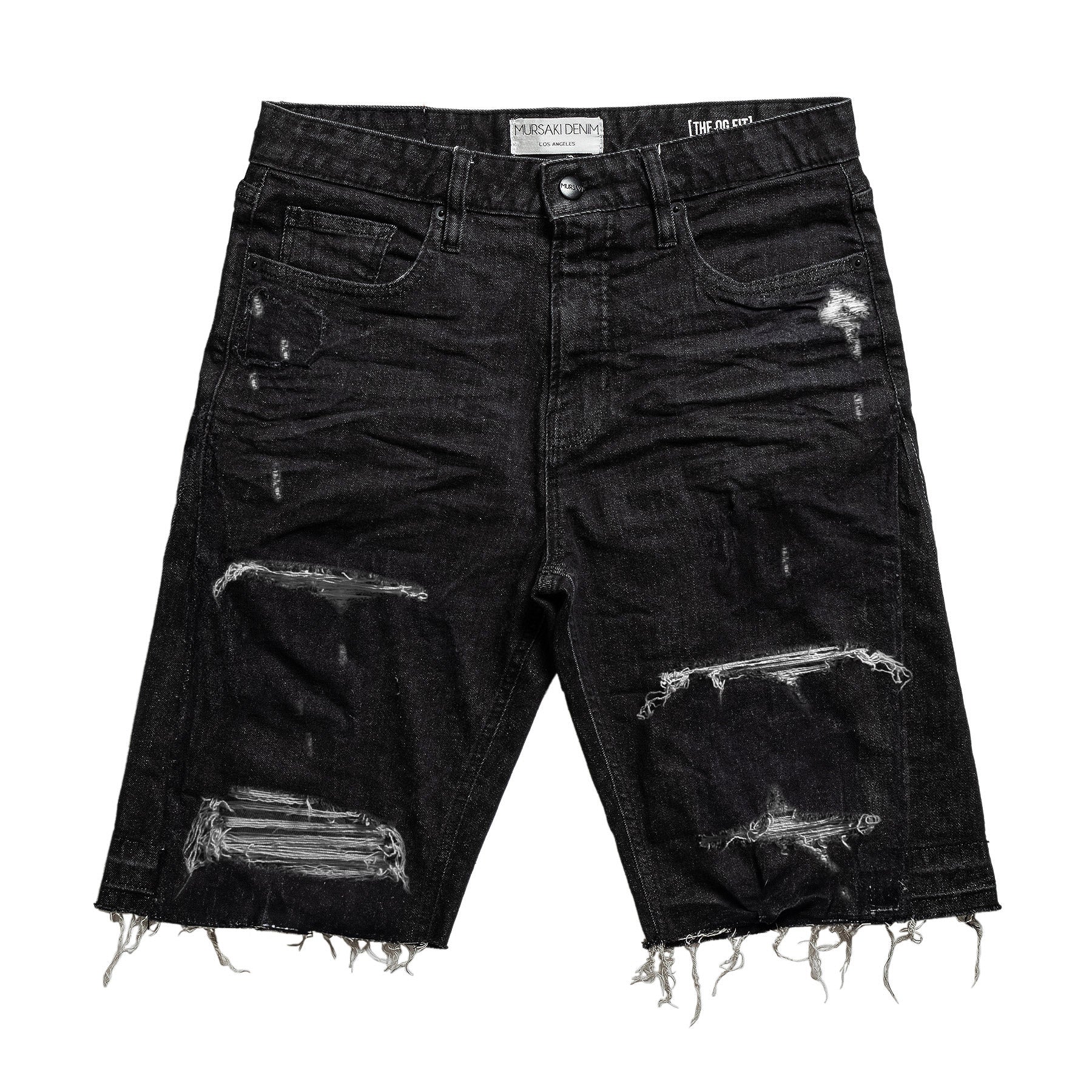 Mursaki Bane Flared Short 346-000 (Raw Black)