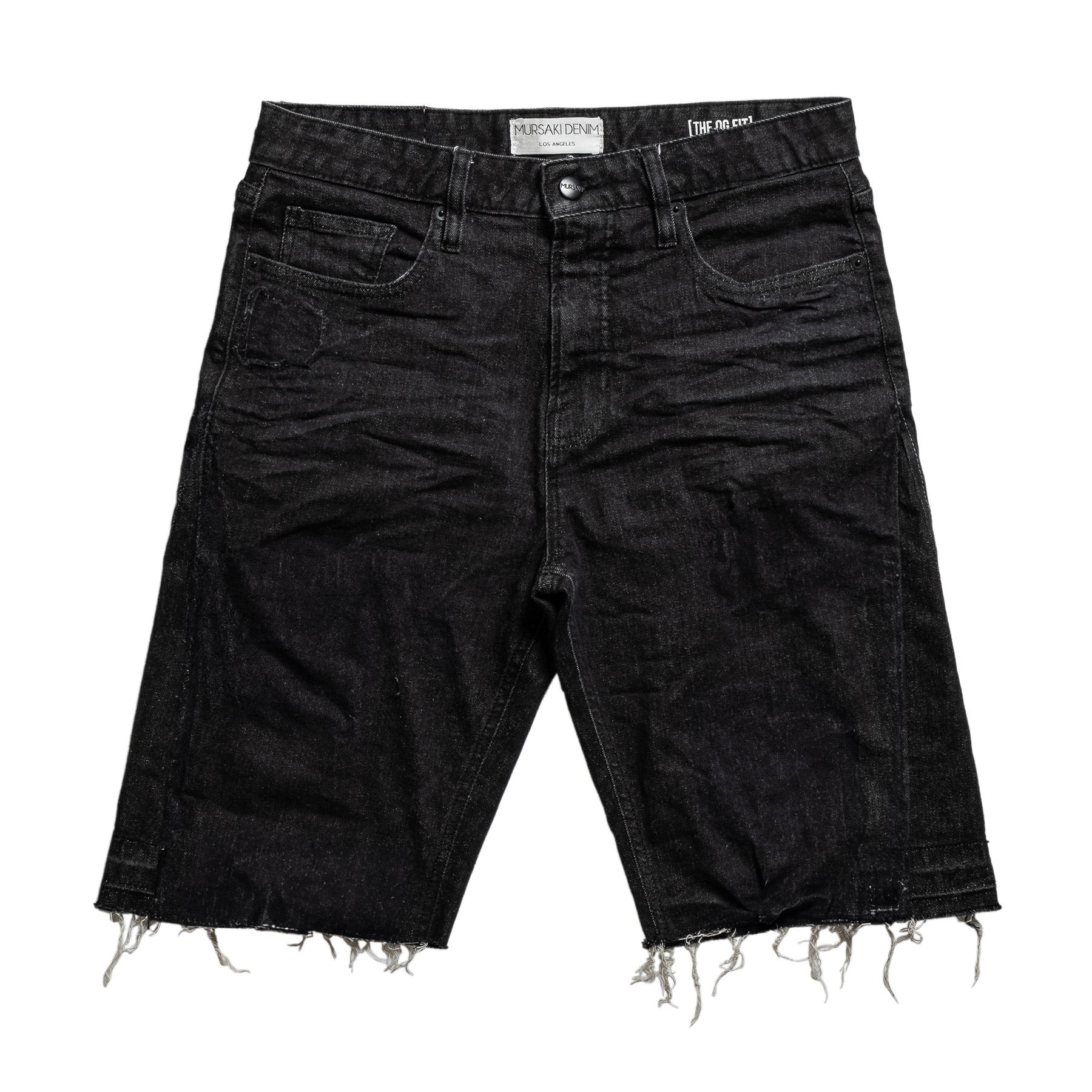 Mursaki Bane Flared Short 346-000 (Raw Black)