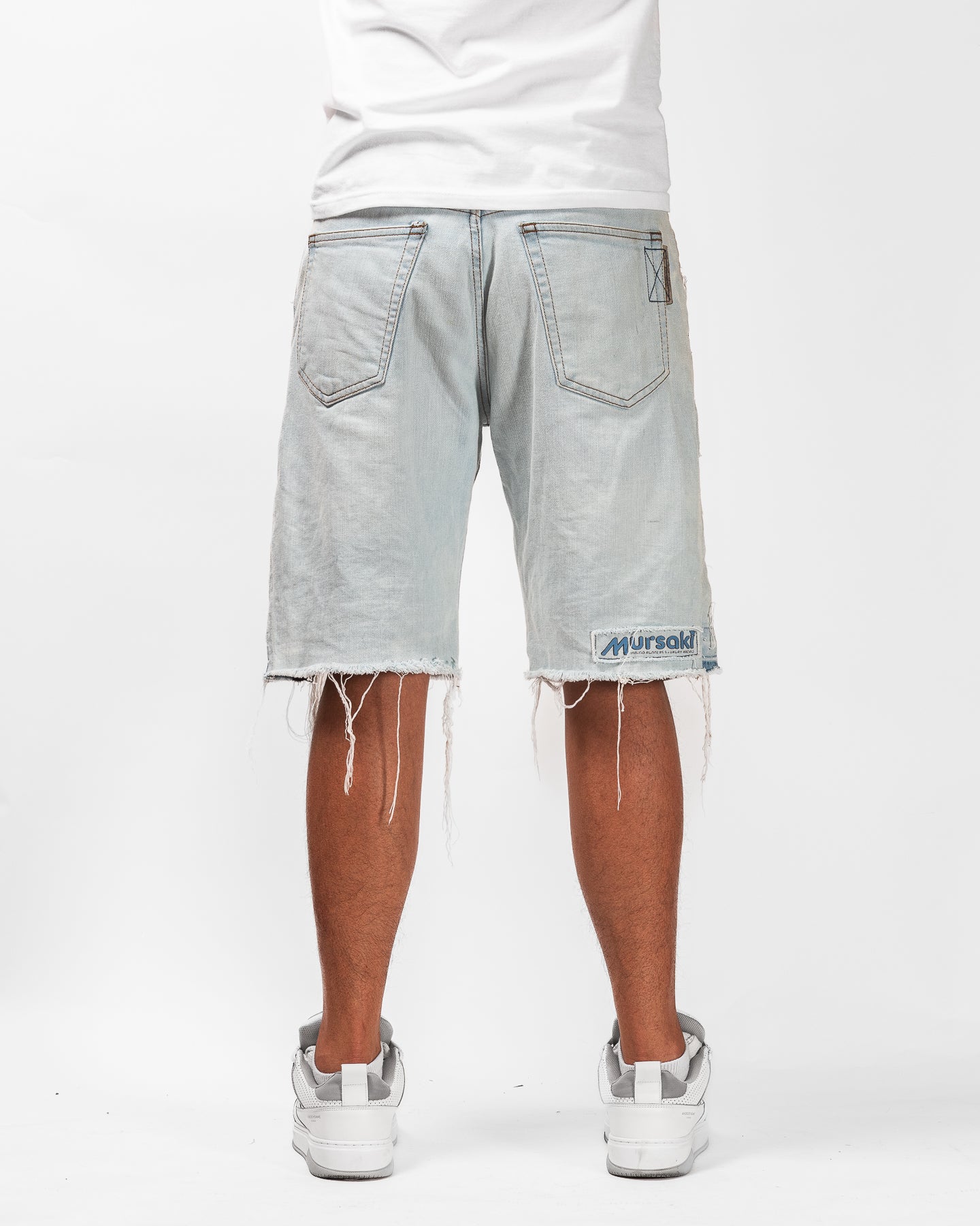 Mursaki Denim Chop Shop Short (Light Blue) 345-003