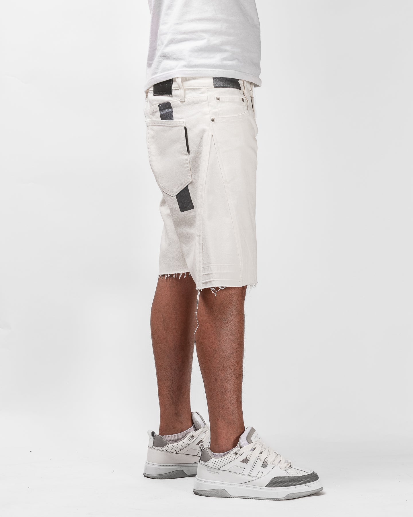 Mursaki V3 Stripe Flared Short - Albus/Color