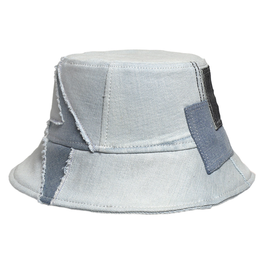 Mursaki Denim Bucket Hat - Vert 10 Year Fade