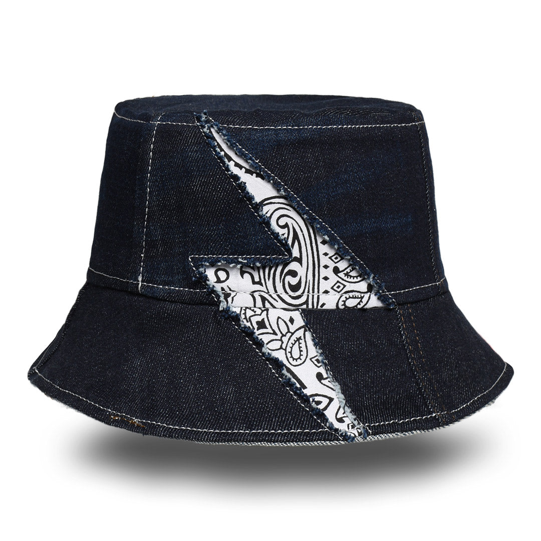 Mursaki Denim Bucket Hat - Vert Rinse Indigo