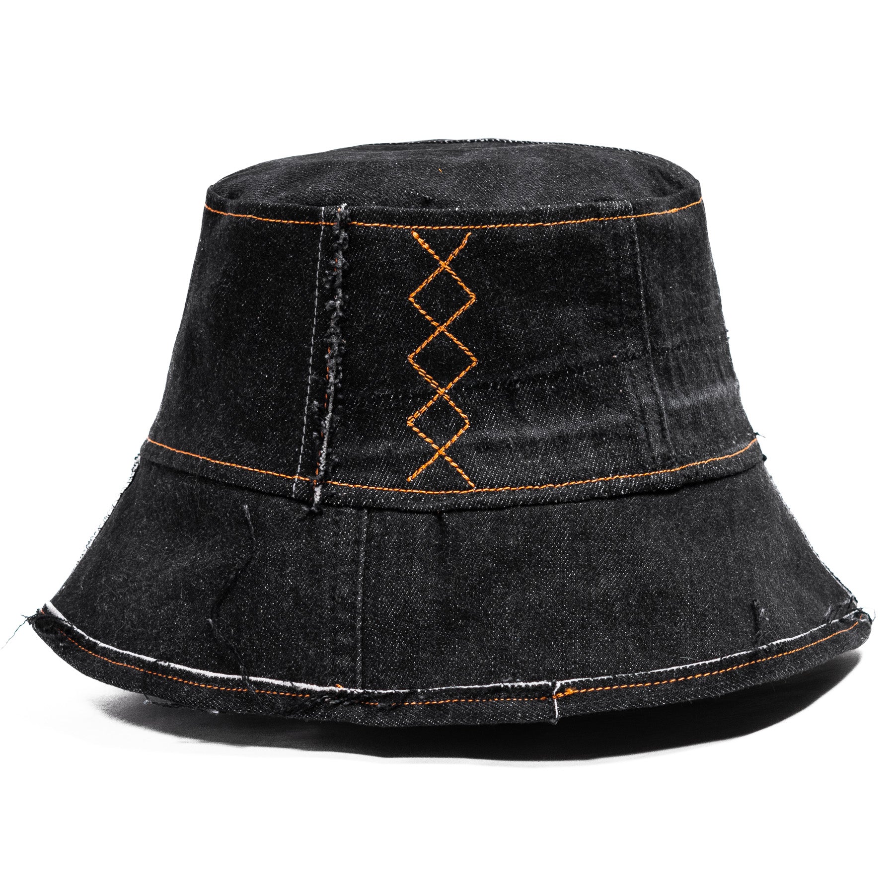 Mursaki Denim Chop Shop Bucket Hat - Rinsed Black