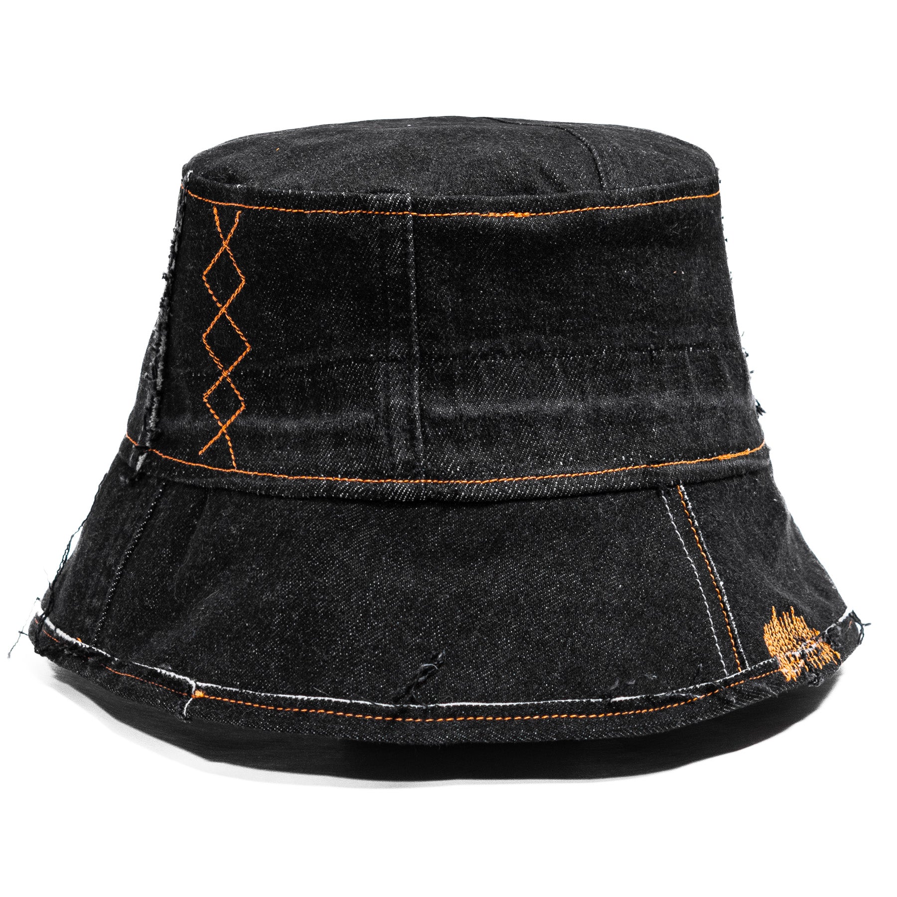 Mursaki Denim Chop Shop Bucket Hat - Rinsed Black
