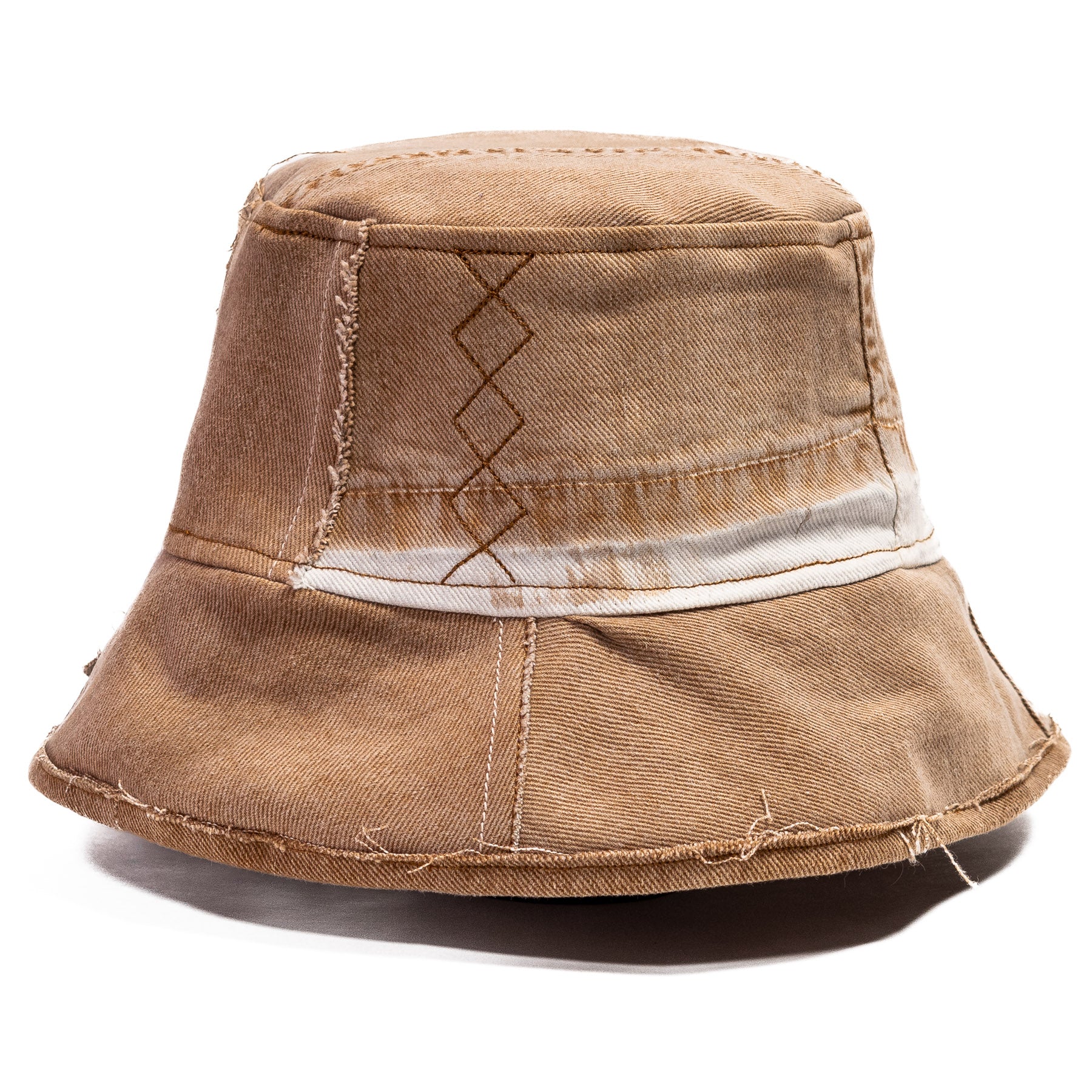 Mursaki Denim Chop Shop Bucket Hat - Tobacco