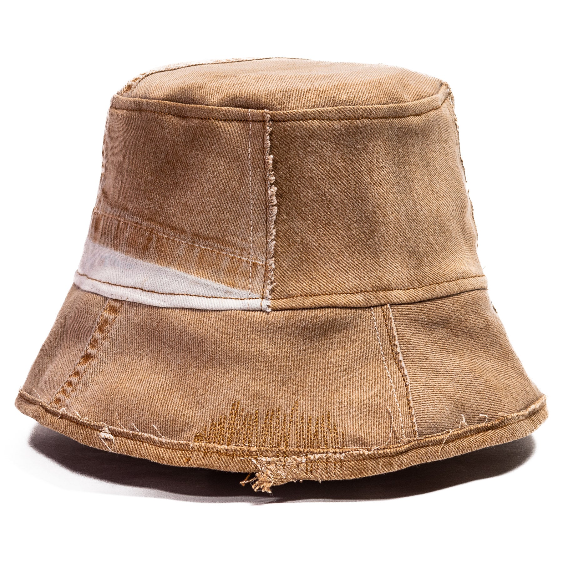 Mursaki Denim Chop Shop Bucket Hat - Tobacco
