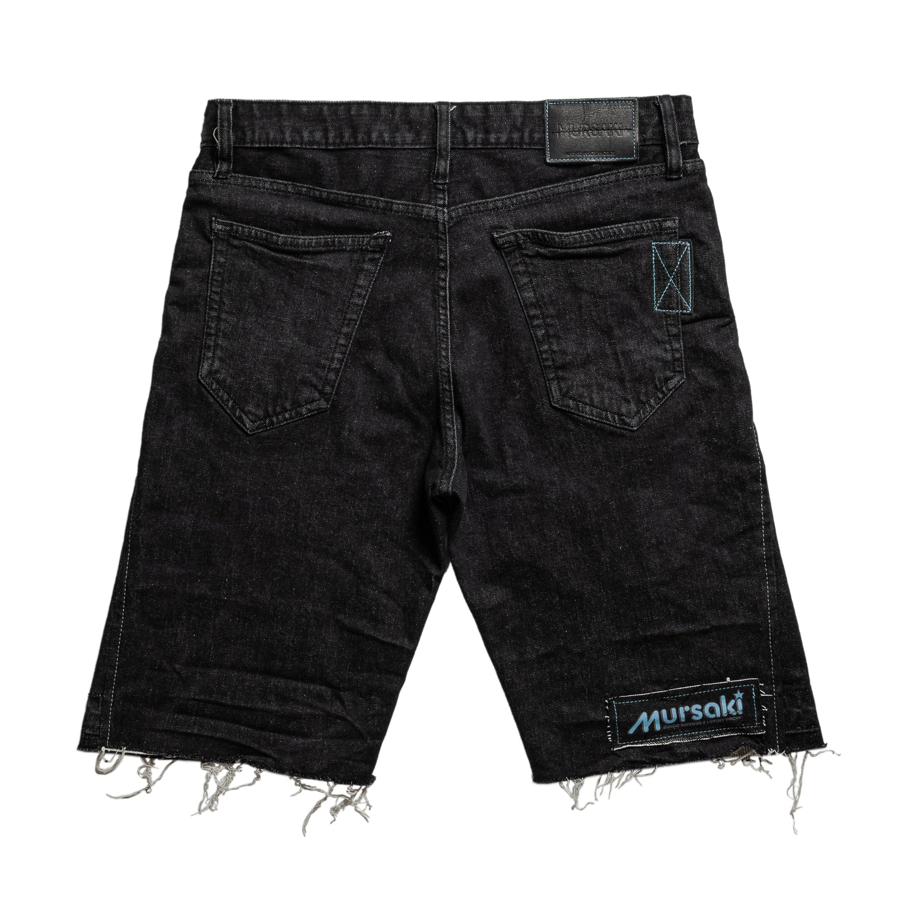 Mursaki Denim Chop Shop Short (Rinsed Black) 345-000