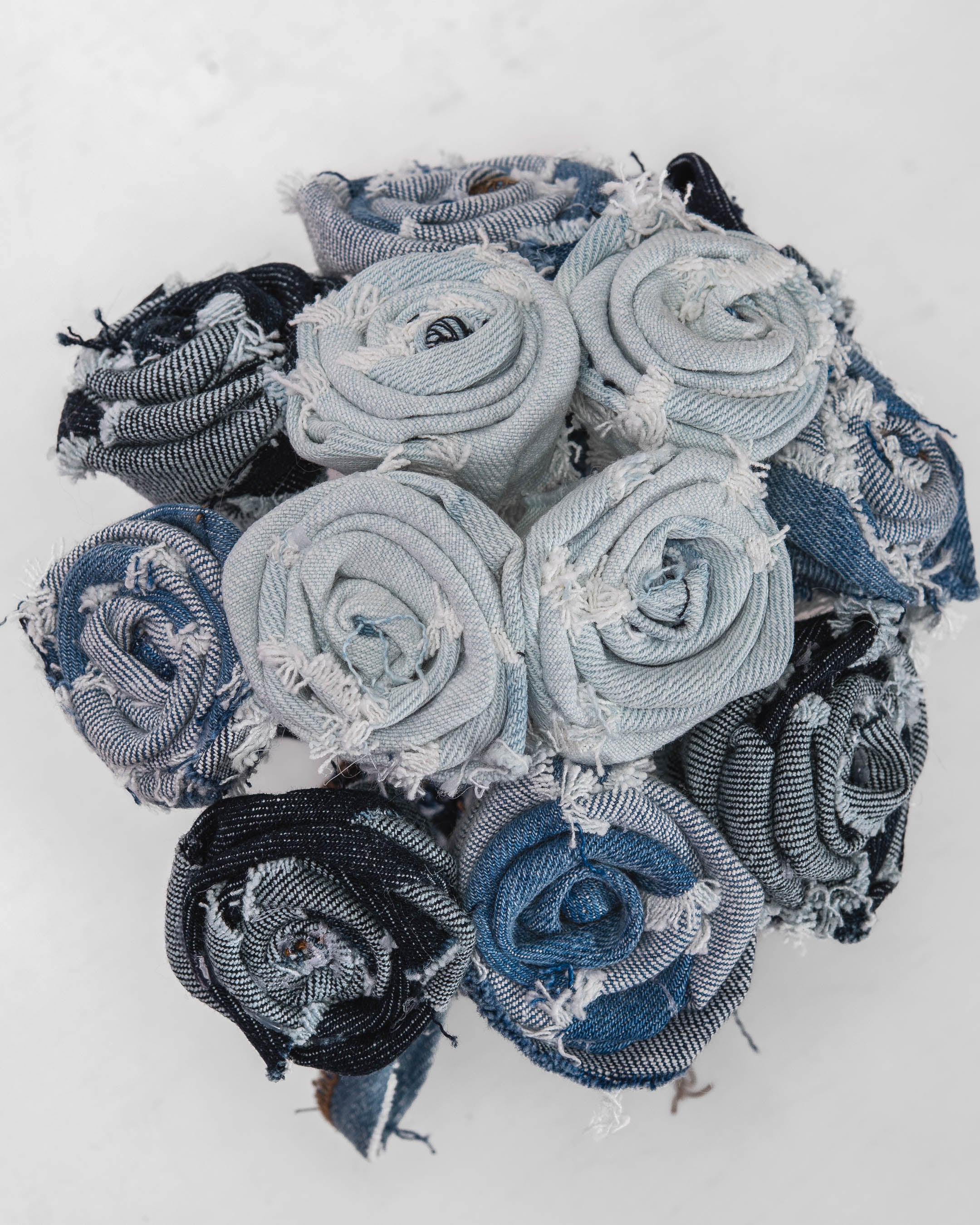Mursaki Denim Roses