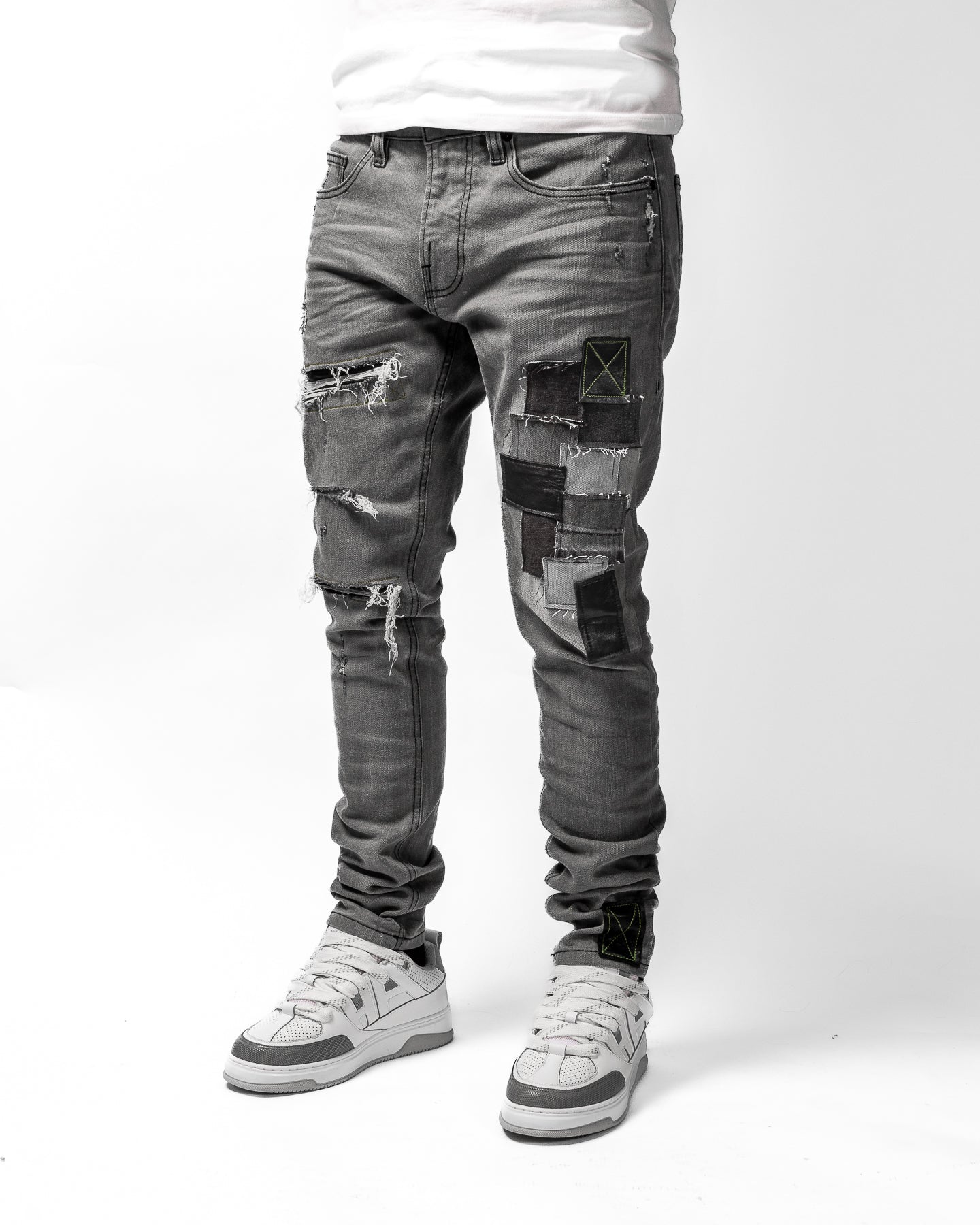 Mursaki Denim Doc Jean 34N-113SL(Slater/Nappa Leather)