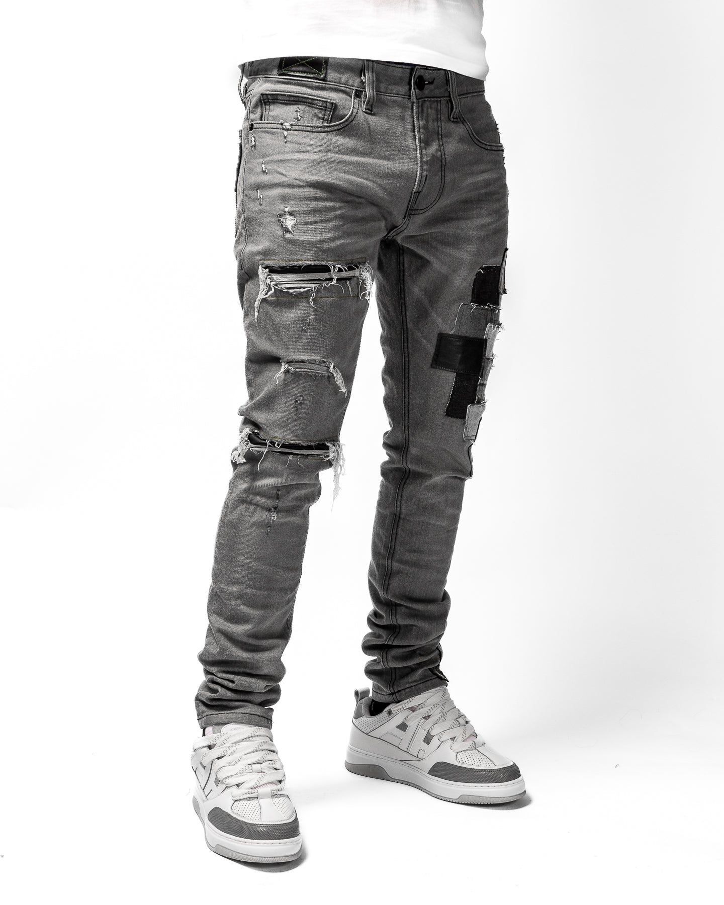 Mursaki Denim Doc Jean 34N-113SL(Slater/Nappa Leather)