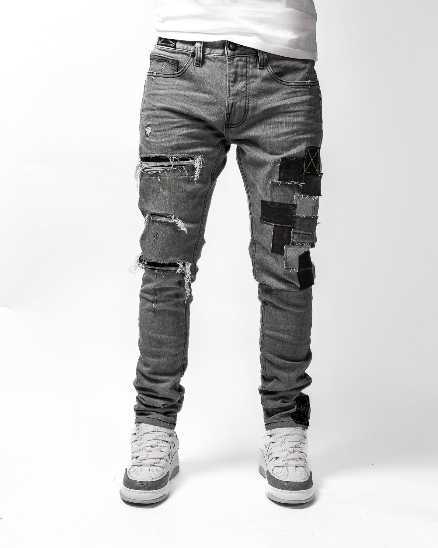 Mursaki Denim Doc Jean 34N-113SL(Slater/Nappa Leather)