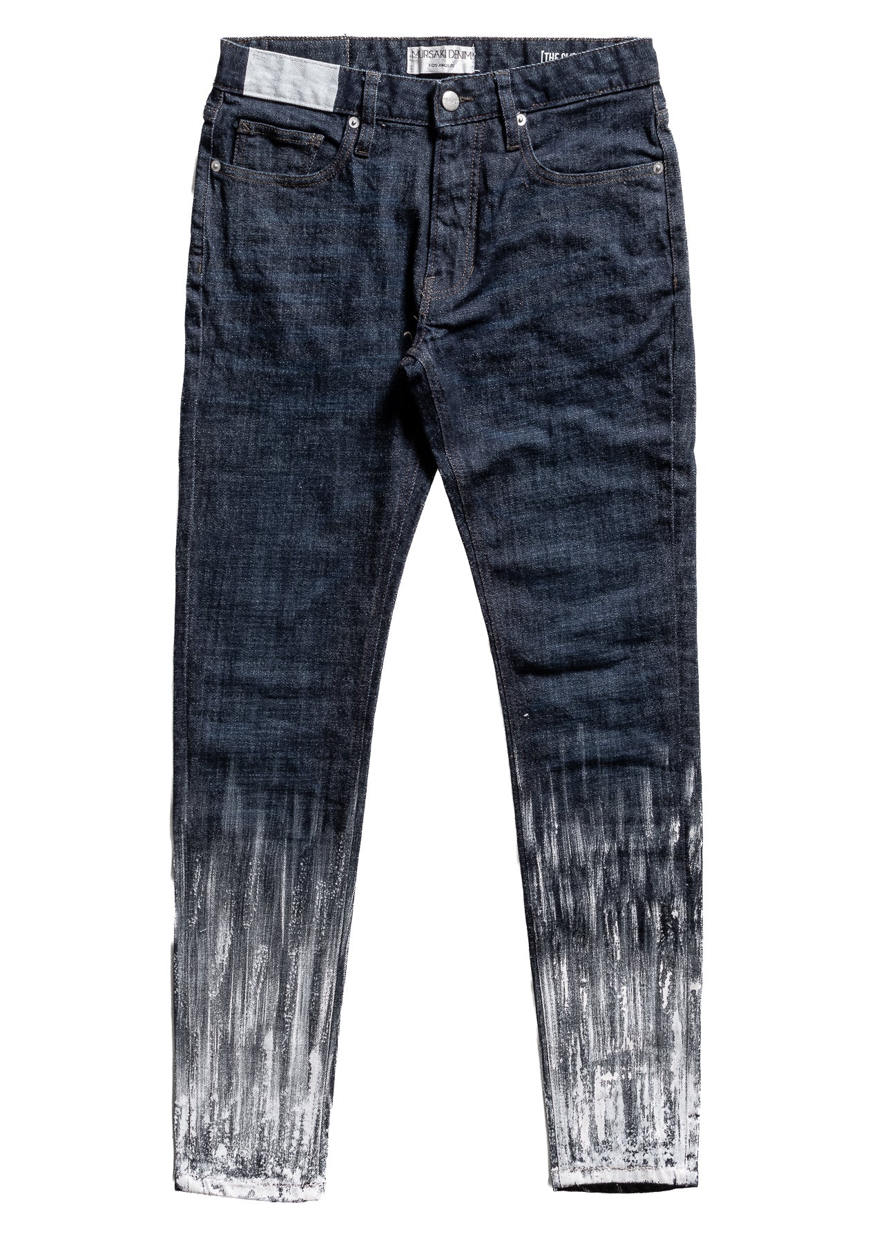 Mursaki Denim Strié Gradient Jean 340-108DB (Rinse Indigo/White)