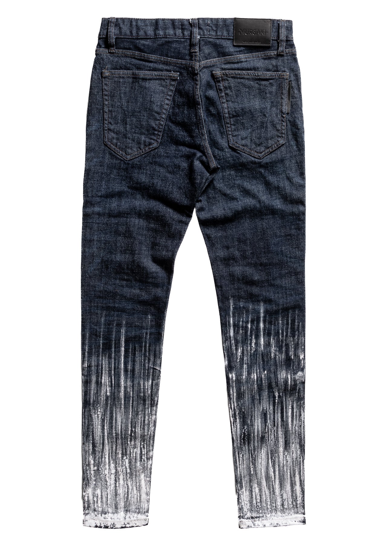 Mursaki Denim Strié Gradient Jean 340-108DB (Rinse Indigo/White)
