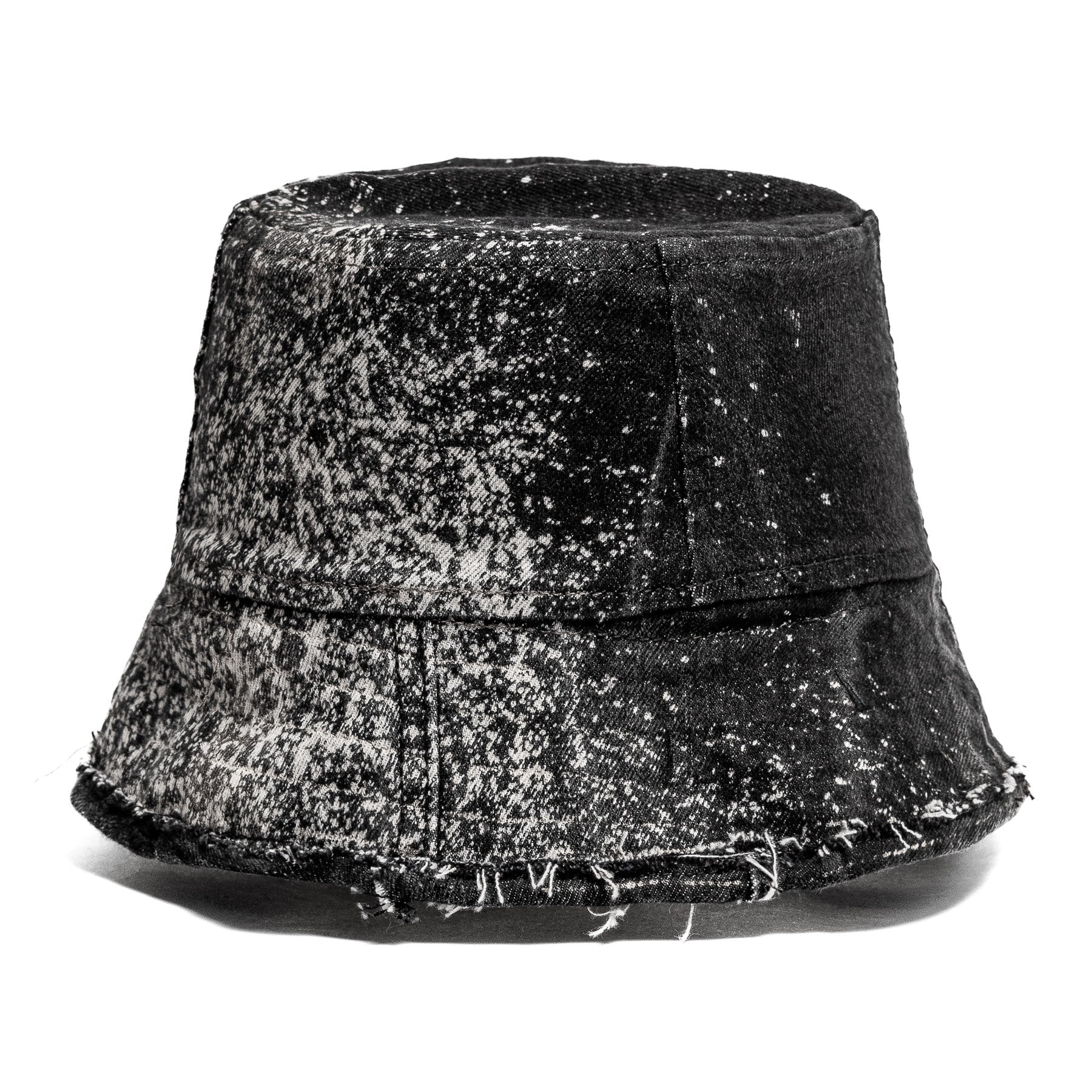 Mursaki Denim Raw Edge Bucket Hat - Rob