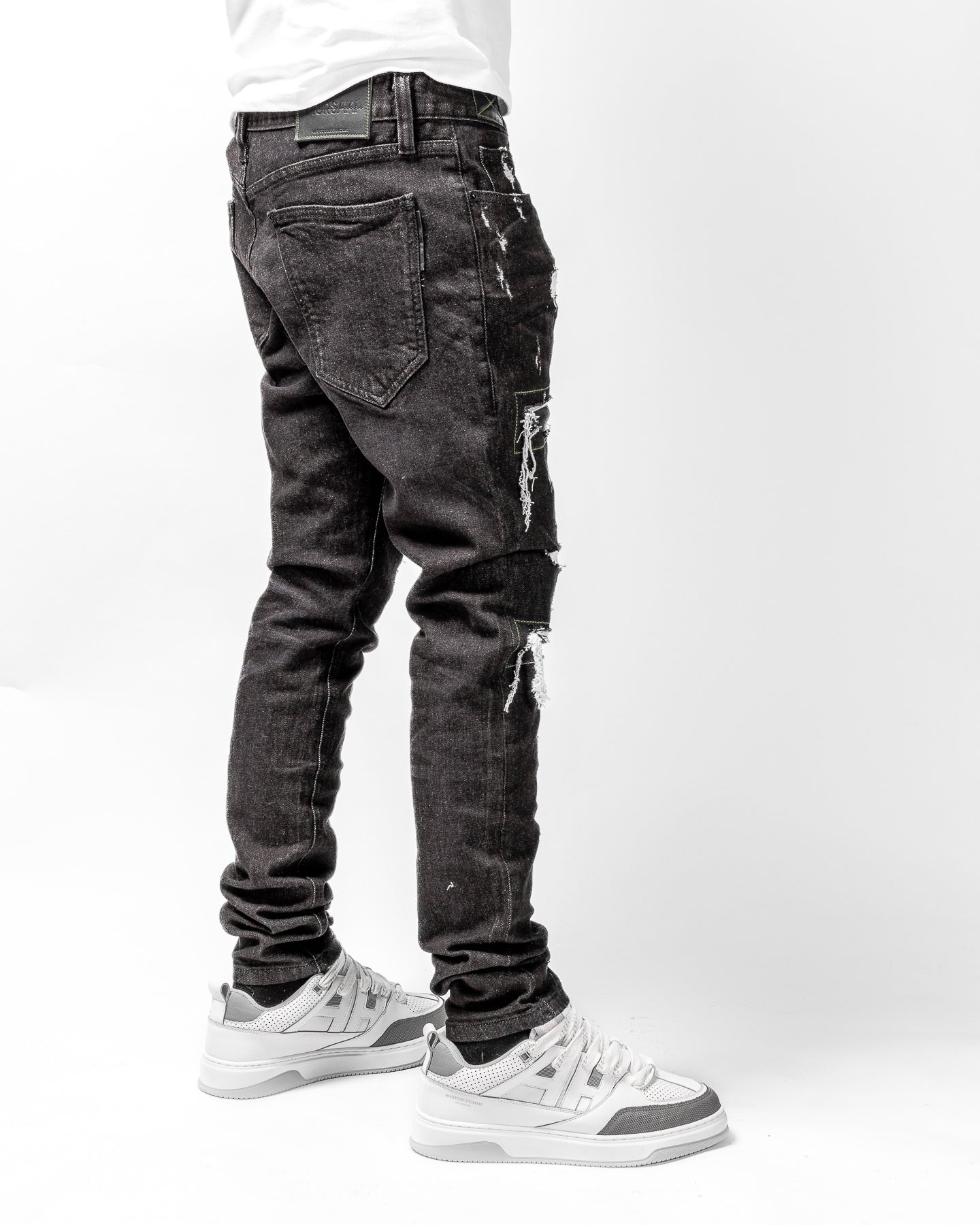 Mursaki Denim Doc Jean 34N-113BL(Bane/Nappa Leather)