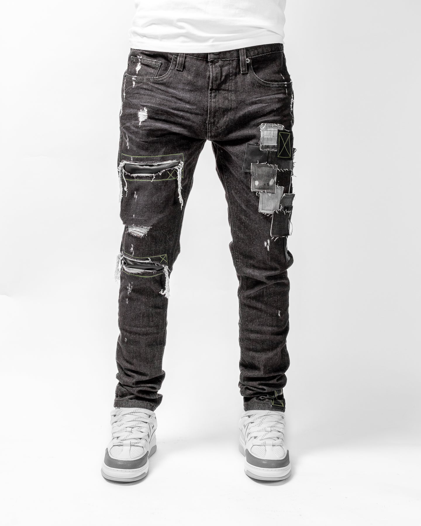 Mursaki Denim Doc Jean 34N-113BL(Bane/Nappa Leather)