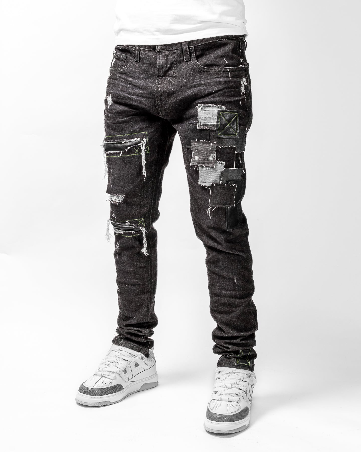 Mursaki Denim Doc Jean 34N-113BL(Bane/Nappa Leather)