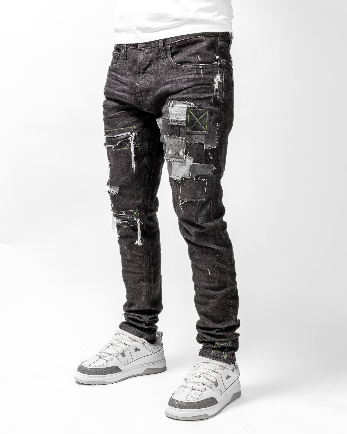 Mursaki Denim Doc Jean 34N-113BL(Bane/Nappa Leather)