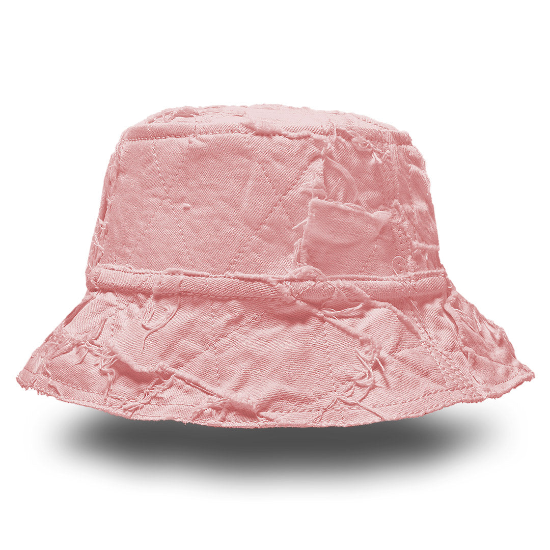 Mursaki Denim Bucket Hat - Patchwork Custom Dye