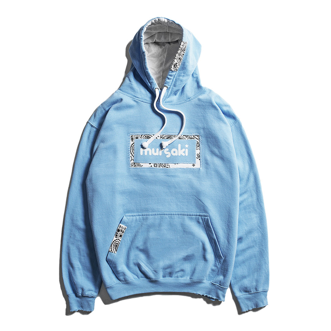 Mursaki Paisley Patched Pullover Hoodie 328-763 - Mursaki