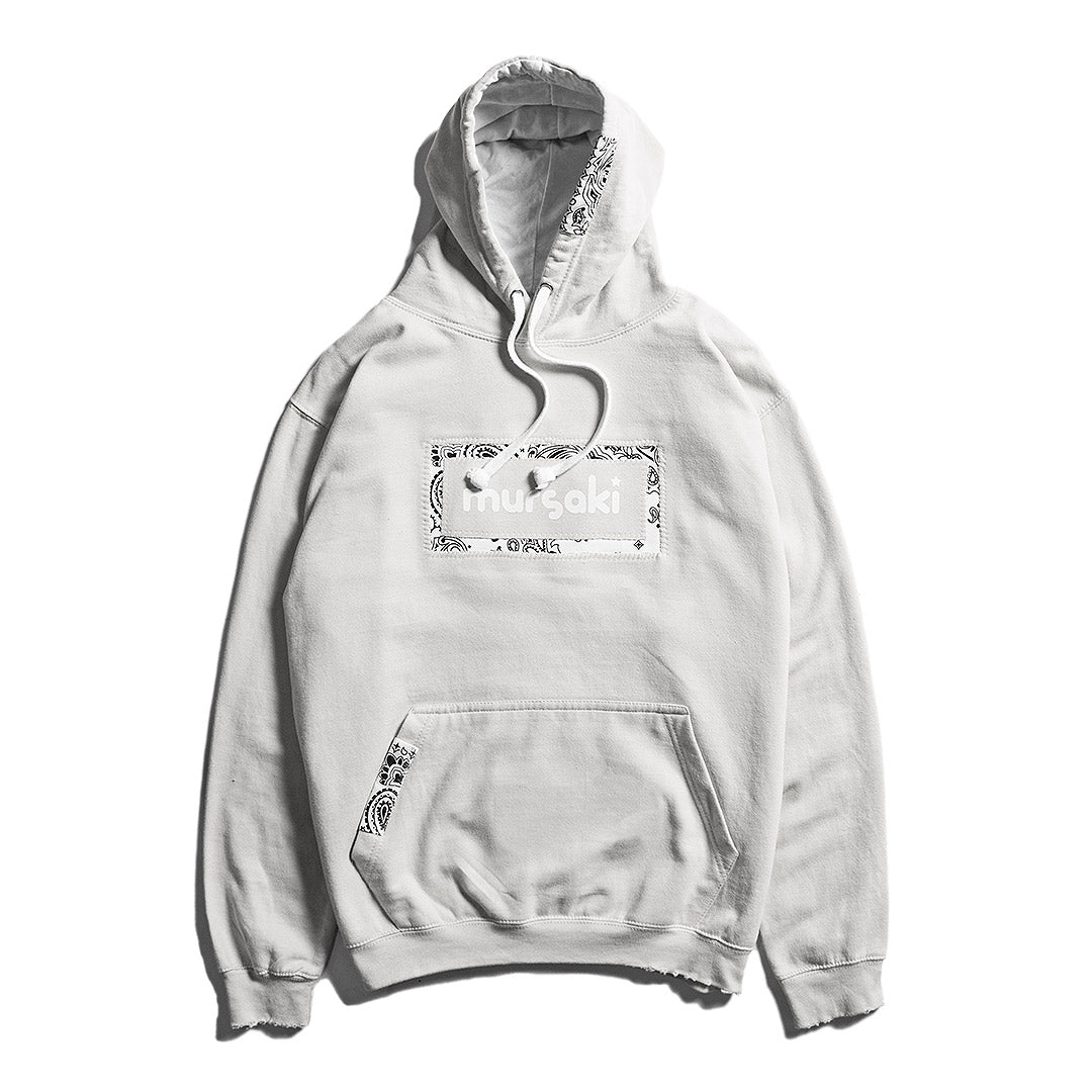 Mursaki Paisley Patched Pullover Hoodie 328-763 - Mursaki