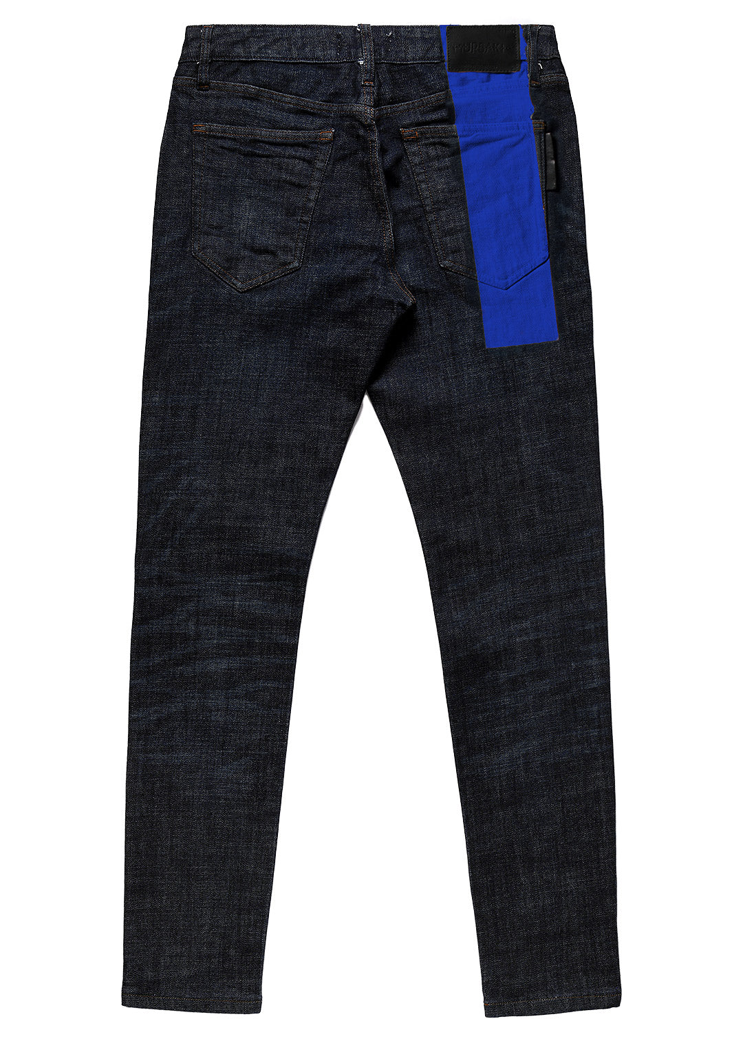 Mursaki V2 Stripe Jean - Raw Indigo/Color - Mursaki