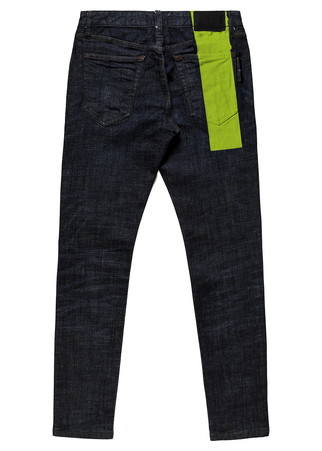 Mursaki V2 Stripe Jean - Raw Indigo/Color - Mursaki