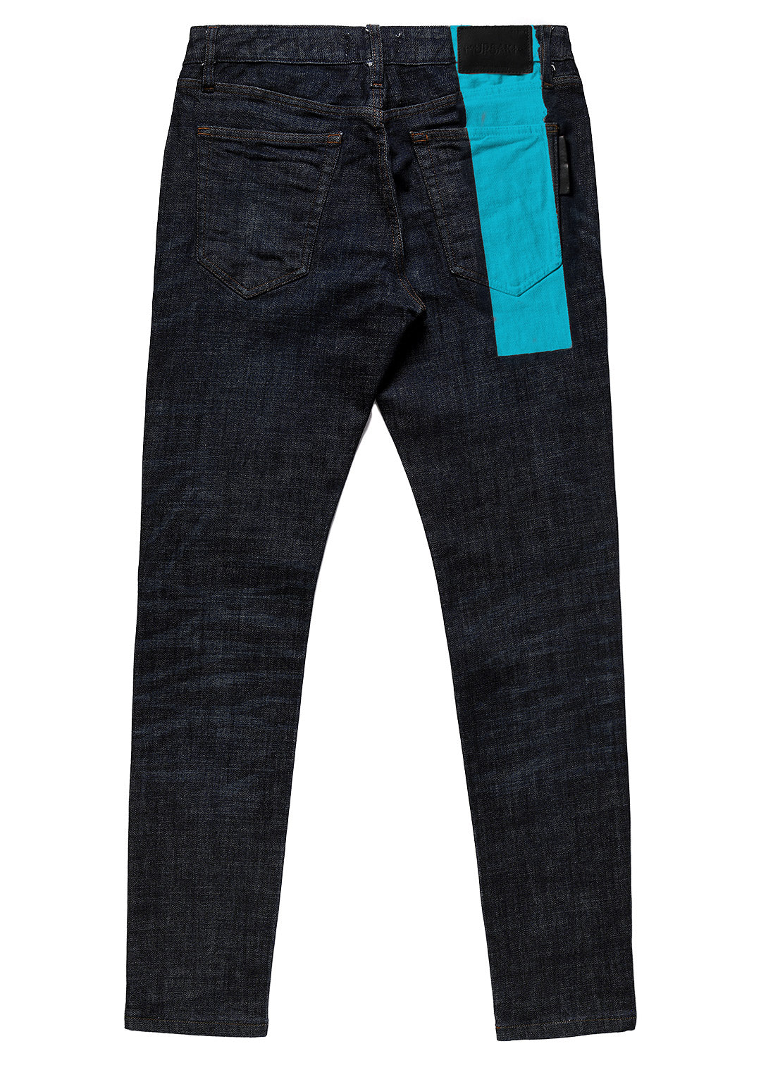 Mursaki V2 Stripe Jean - Raw Indigo/Color - Mursaki