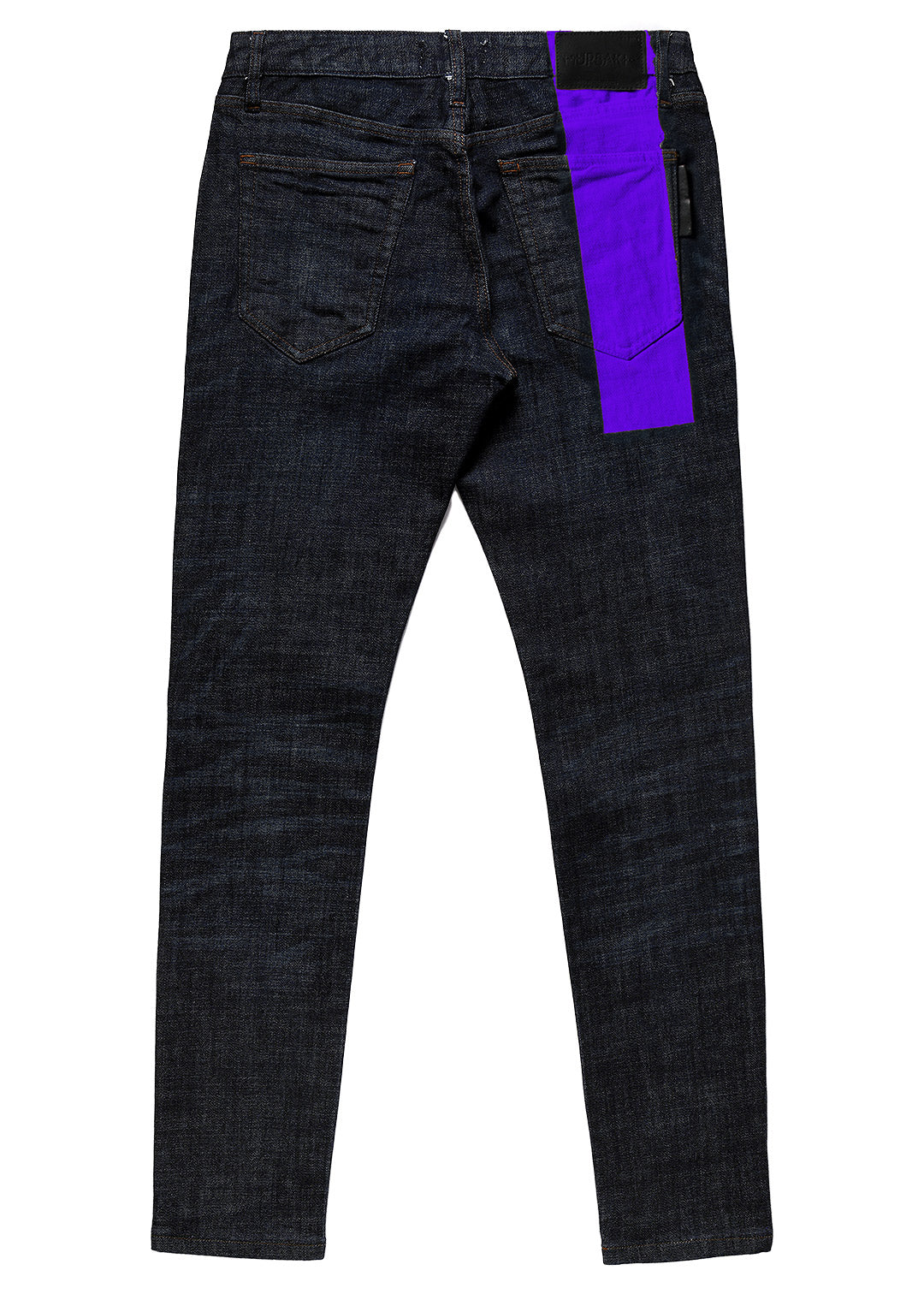 Mursaki V2 Stripe Jean - Raw Indigo/Color - Mursaki