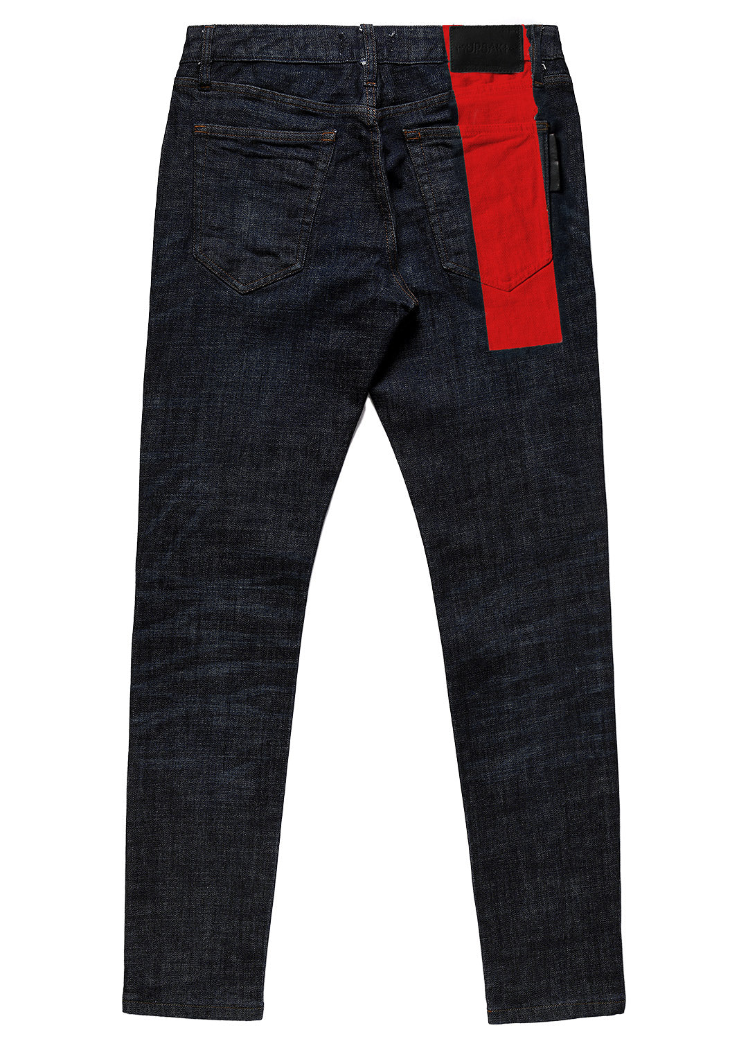 Mursaki V2 Stripe Jean - Raw Indigo/Color - Mursaki