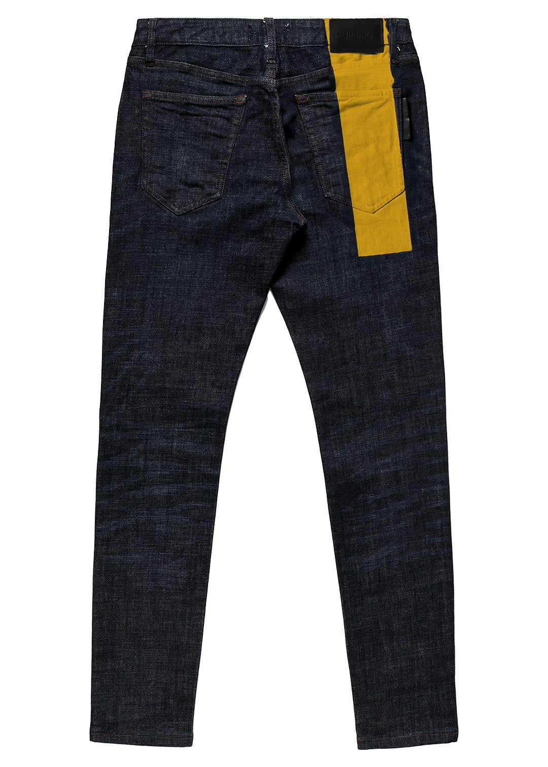 Mursaki V2 Stripe Jean - Raw Indigo/Color - Mursaki