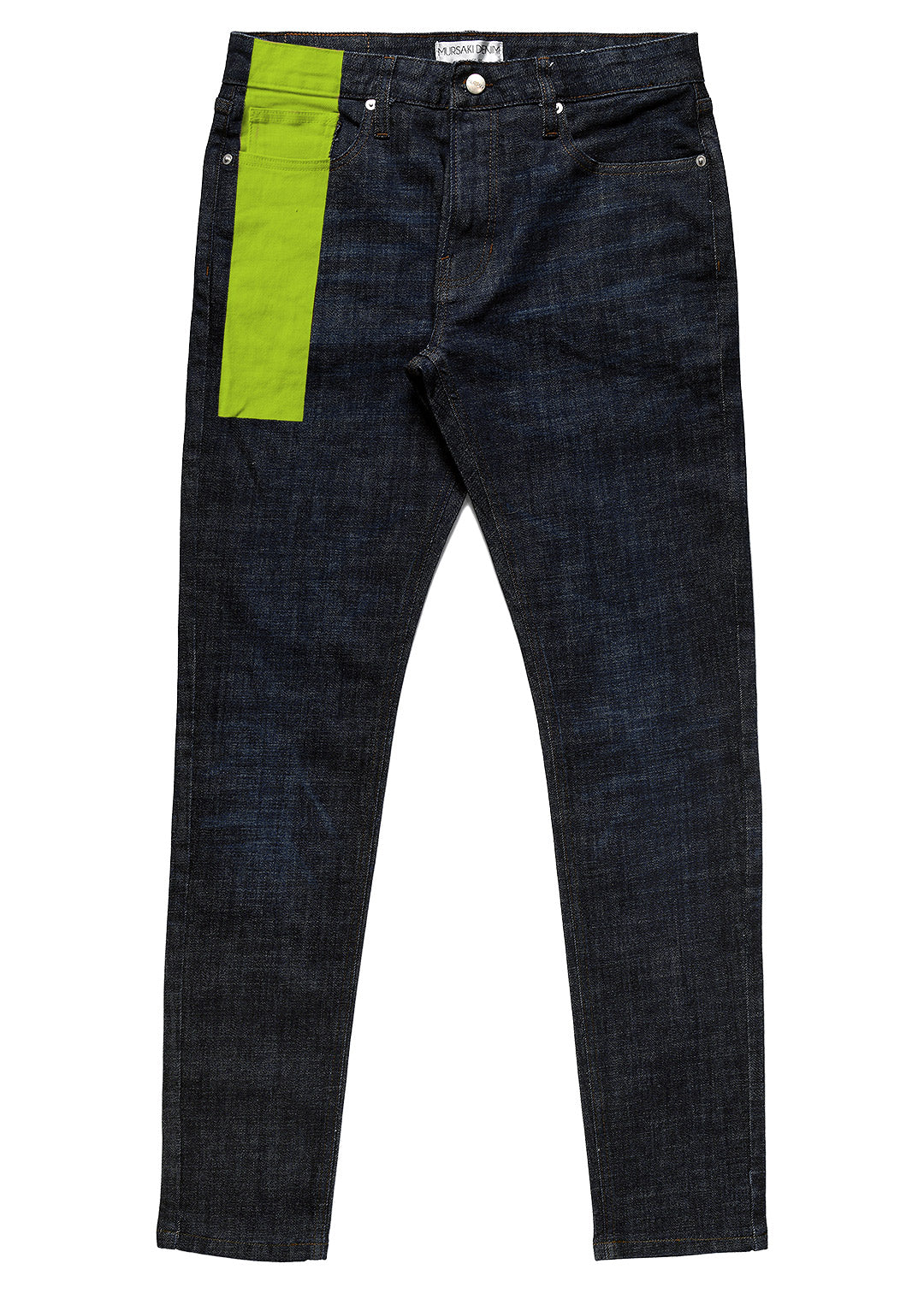 Mursaki V2 Stripe Jean - Raw Indigo/Color - Mursaki
