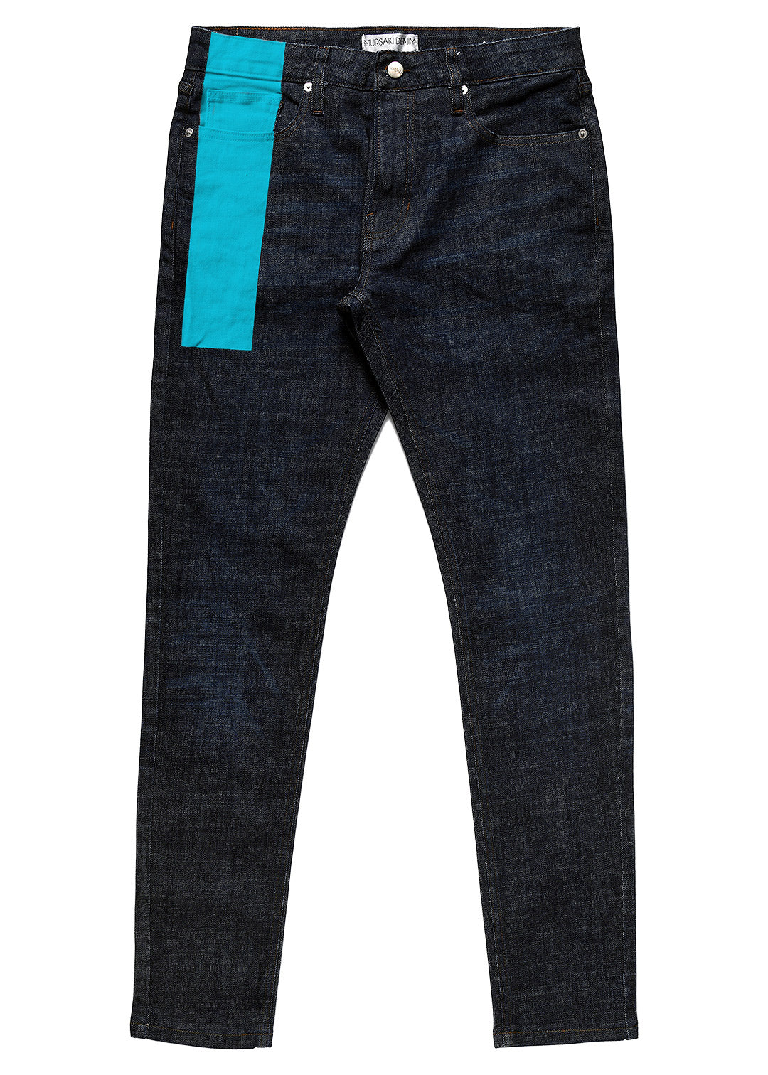 Mursaki V2 Stripe Jean - Raw Indigo/Color - Mursaki
