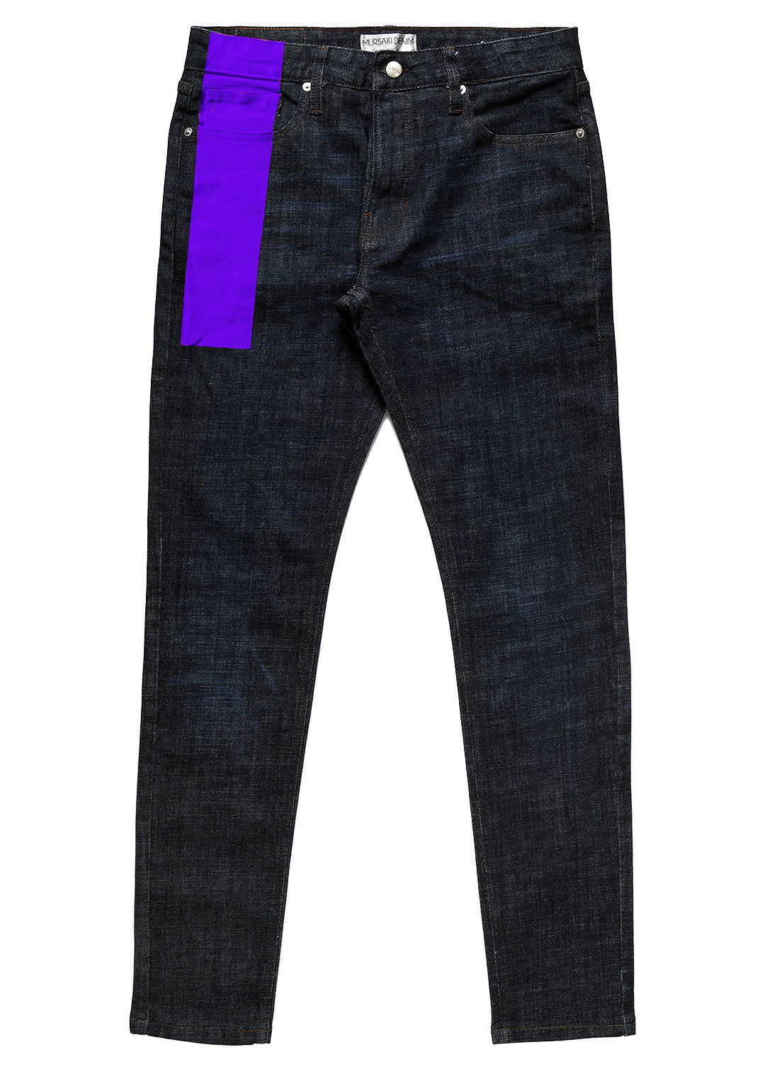 Mursaki V2 Stripe Jean - Raw Indigo/Color - Mursaki