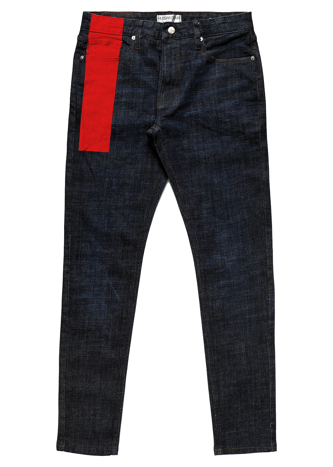Mursaki V2 Stripe Jean - Raw Indigo/Color - Mursaki