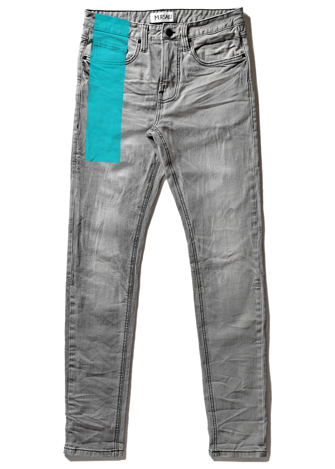 Mursaki V2 Stripe Jean - Slater Jean/Color