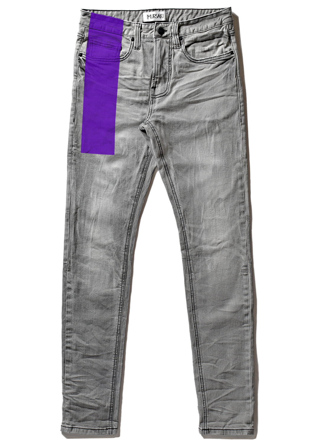 Mursaki V2 Stripe Jean - Slater Jean/Color