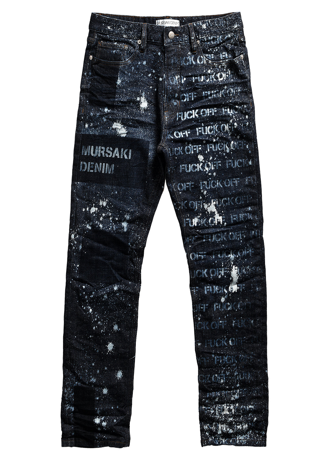 Mursaki F*** Off Jean Indigo w/ Splatter 333-189