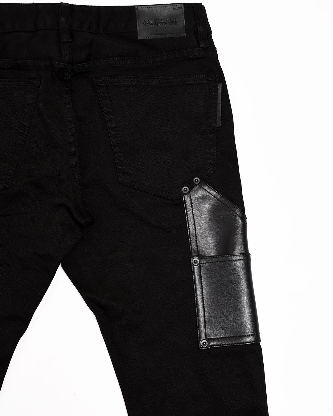Mursaki Denim Double Knee Work Jean 308-107DKB - Black/Choose - Mursaki