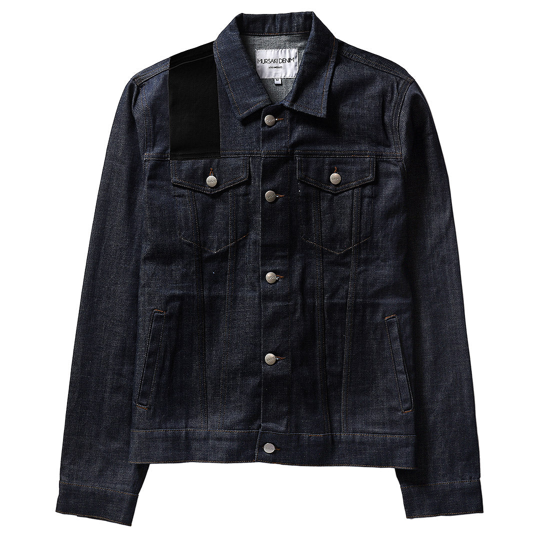 Mursaki Stripe Jacket - Raw Indigo/Color