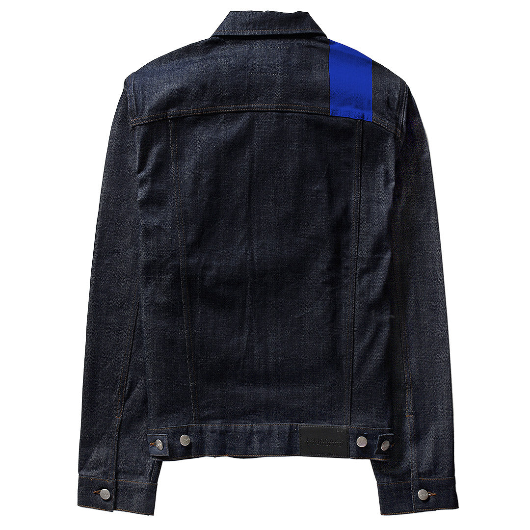 Mursaki Stripe Jacket - Raw Indigo/Color