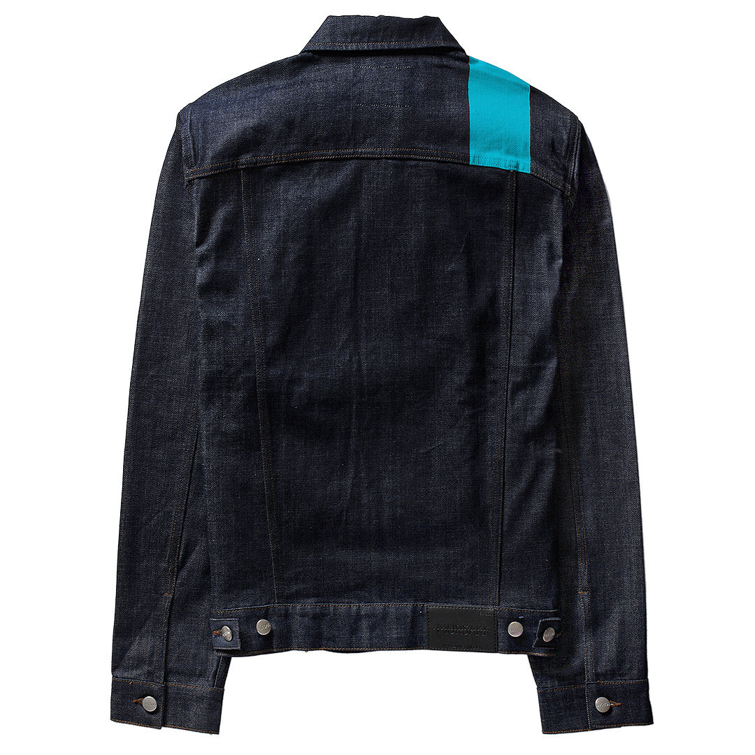 Mursaki Stripe Jacket - Raw Indigo/Color